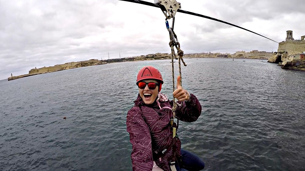 ziplining adventure in malta
