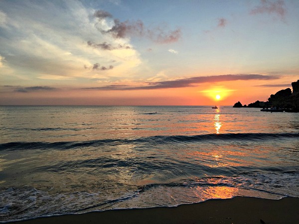 Golden Bay Malta sunset