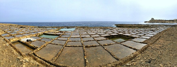salt pans in gozo