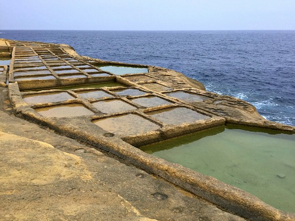 salt pans in gozo