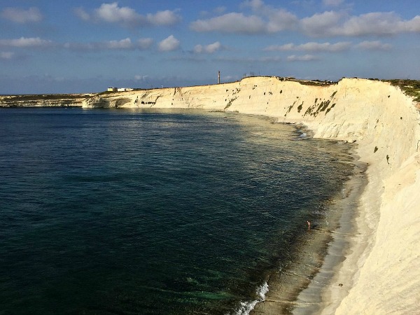marsaskala bay cliffs