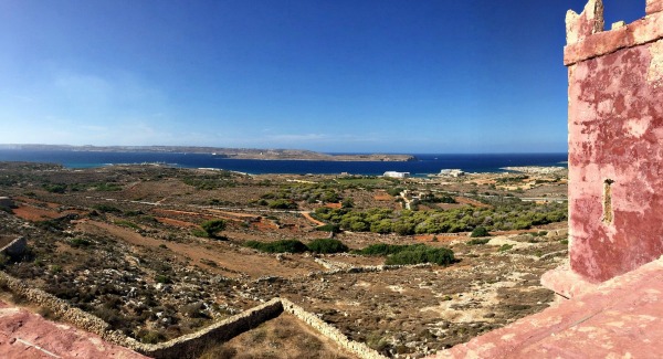 red tower in mellieha malta