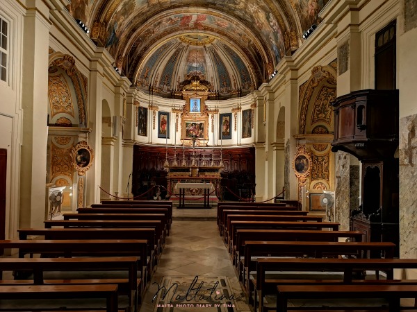 the church of our lady of victory valletta
