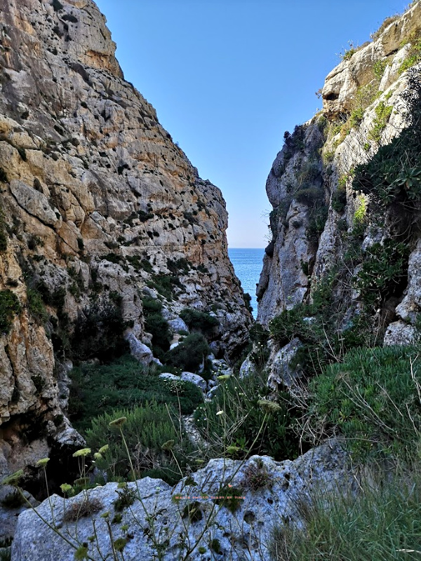 wied babu zurrieq lower trek