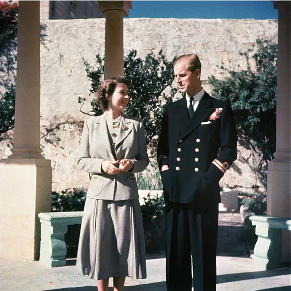 princess elizabeth II and prince philip villa guardamandia
