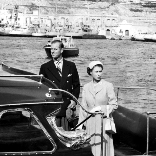 princess elizabeth II and prince philip and their life in Malta